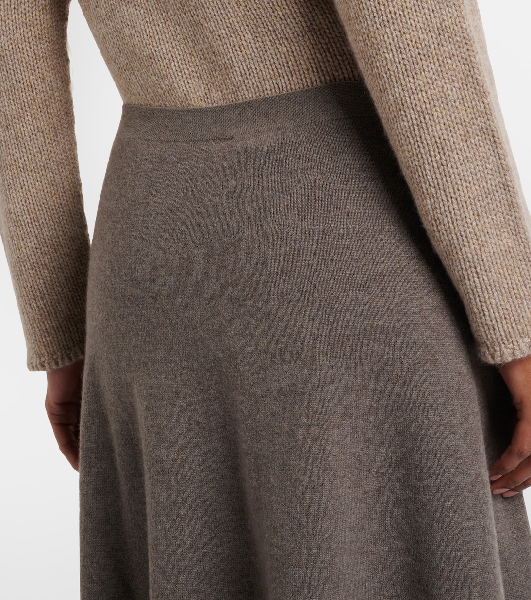 Masini cashmere midi skirt | The Row