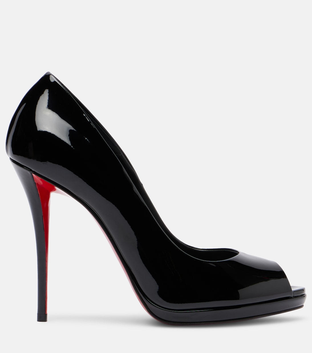 Lady Z patent leather peep-toe pumps | Christian Louboutin