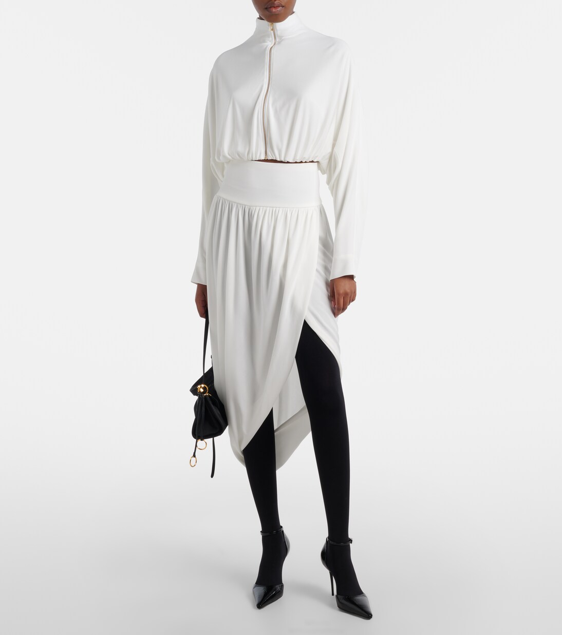 D'Orsay 90 patent leather pumps | Alaïa