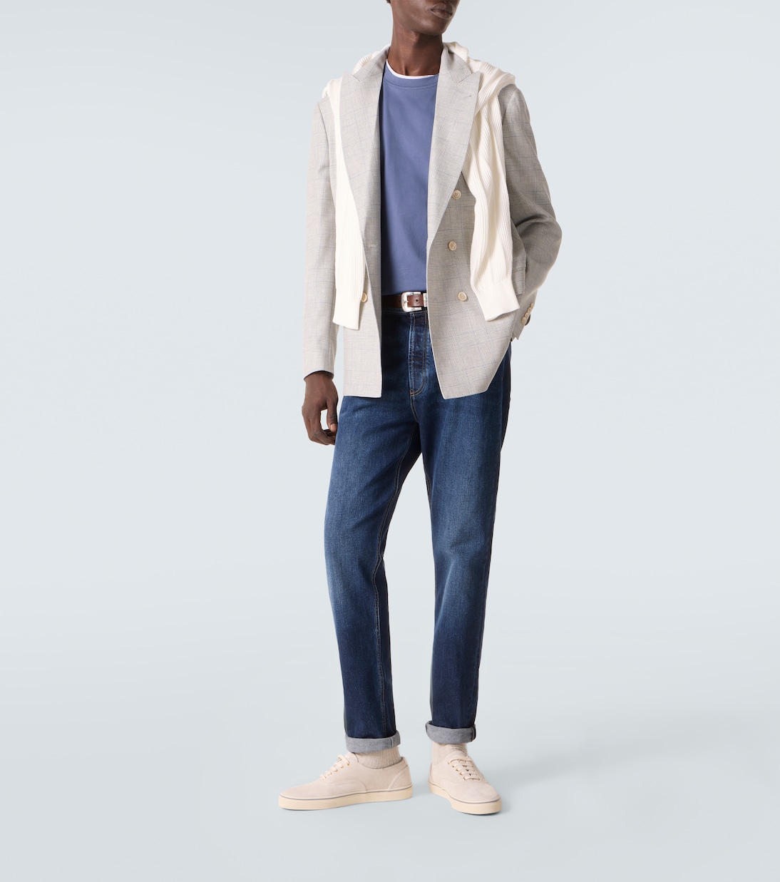 T-shirt in jersey di cotone | Brunello Cucinelli