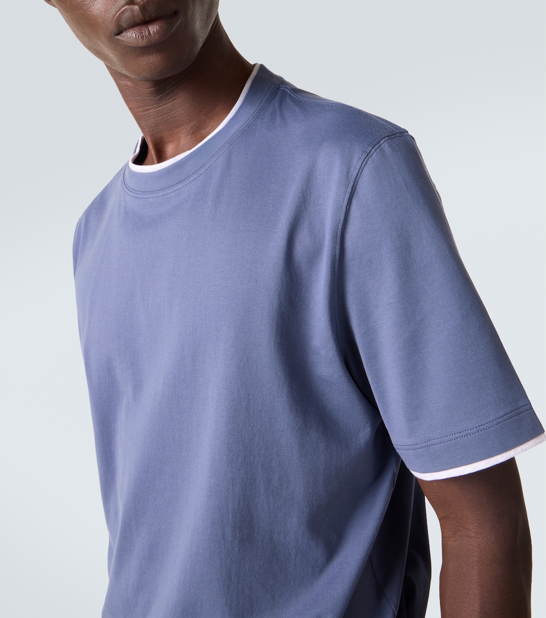 T-shirt in jersey di cotone | Brunello Cucinelli