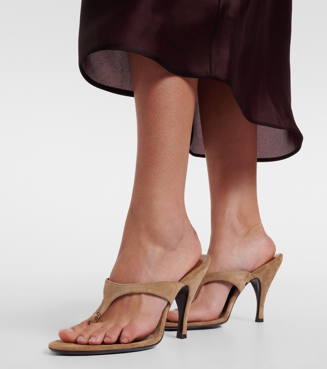 Kiss And Tell 100 suede mules | Herbert Levine