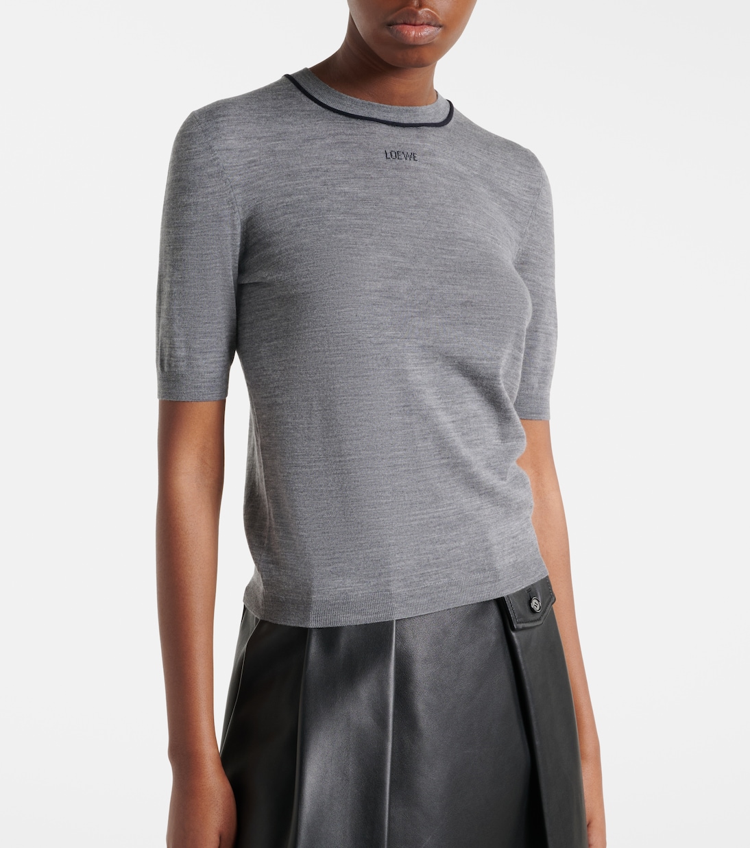 Logo wool sweater | Loewe