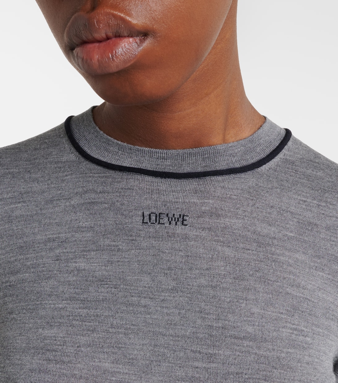 Logo wool sweater | Loewe