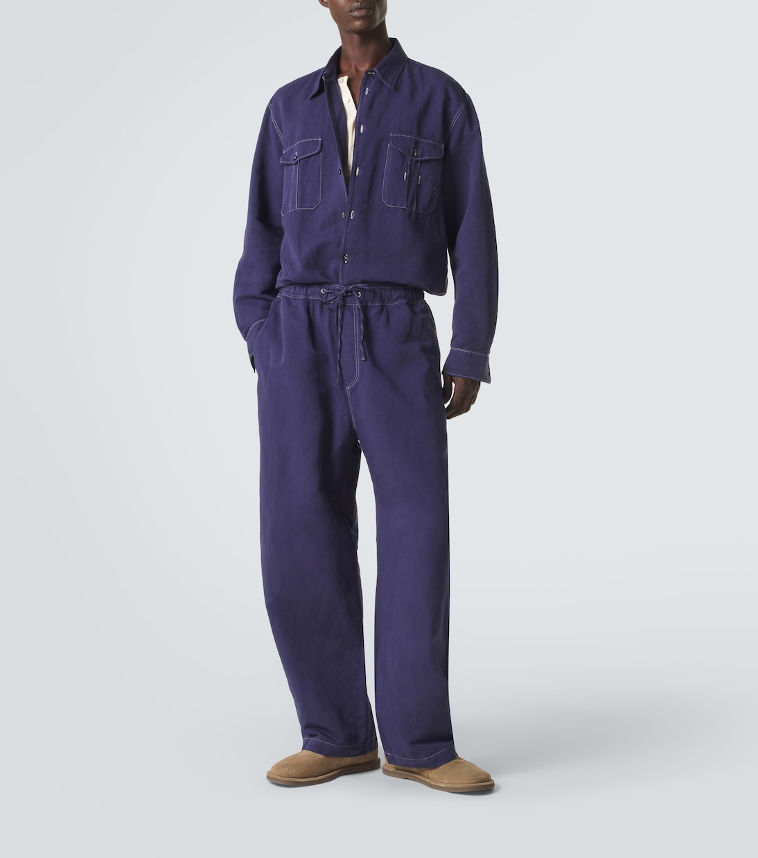 Louro cotton and linen shirt | Studio Nicholson