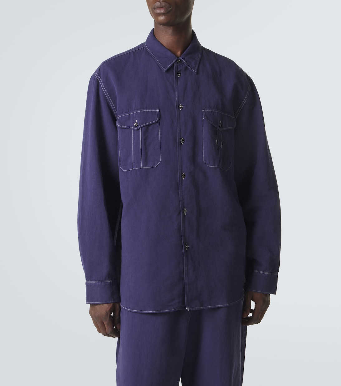 Louro cotton and linen shirt | Studio Nicholson