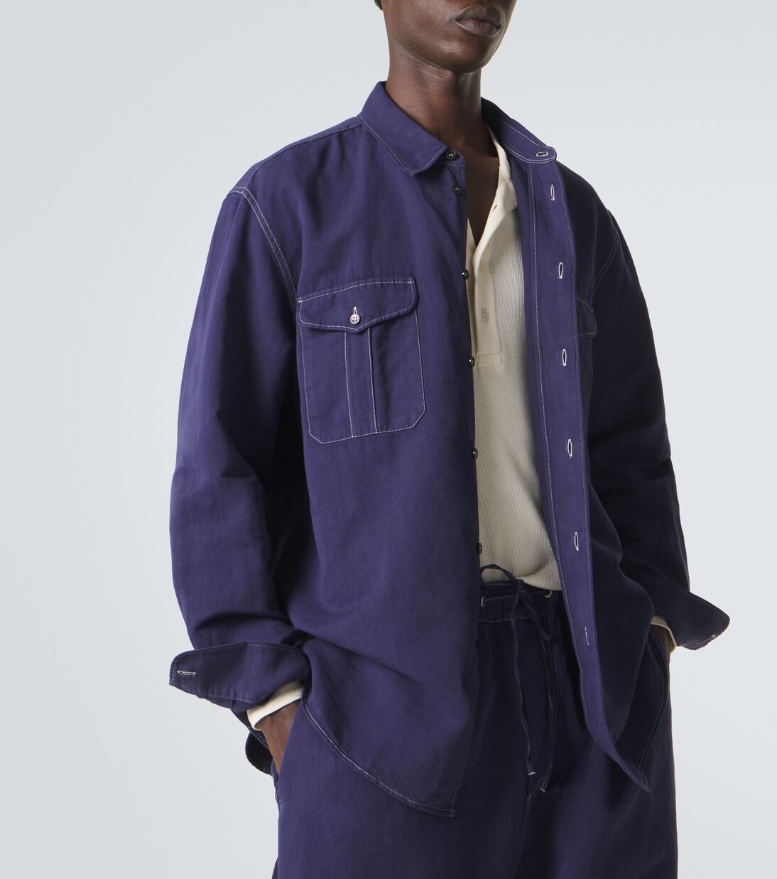 Louro cotton and linen shirt | Studio Nicholson
