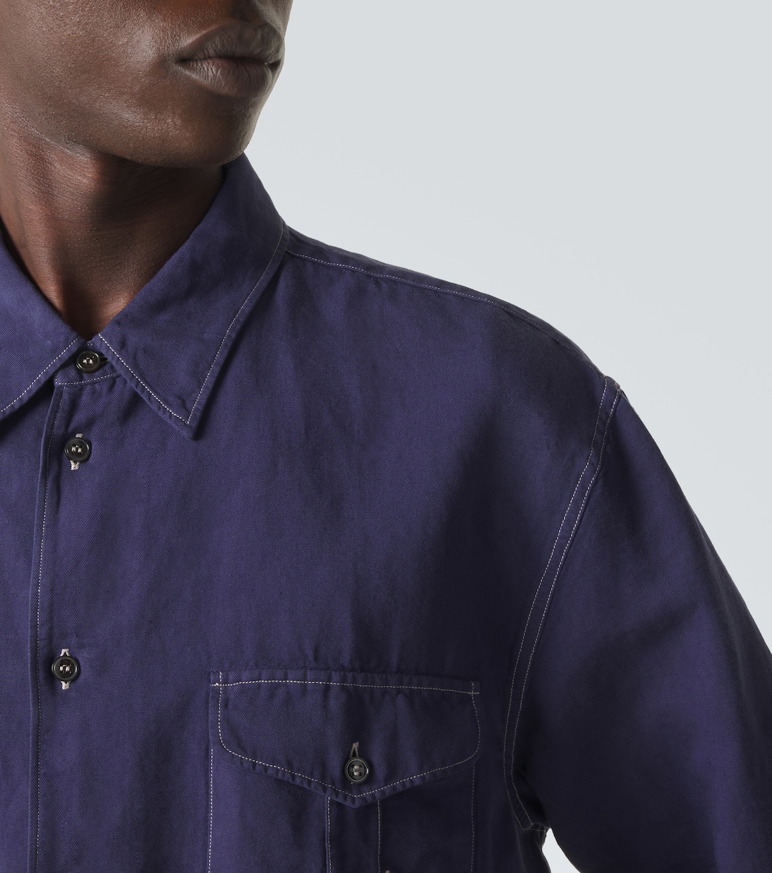 Louro cotton and linen shirt | Studio Nicholson