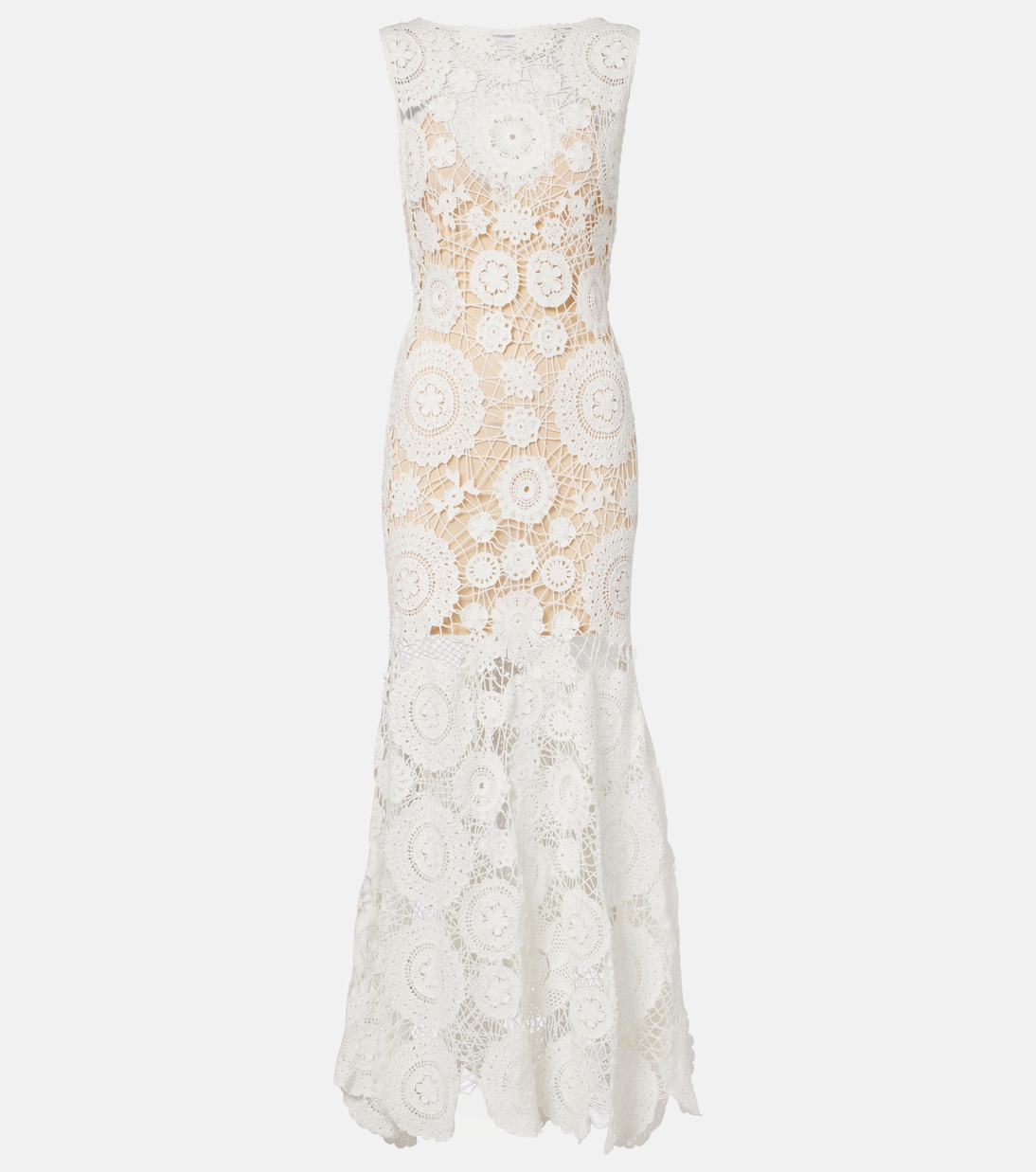 Crochet maxi dress | Self-Portrait