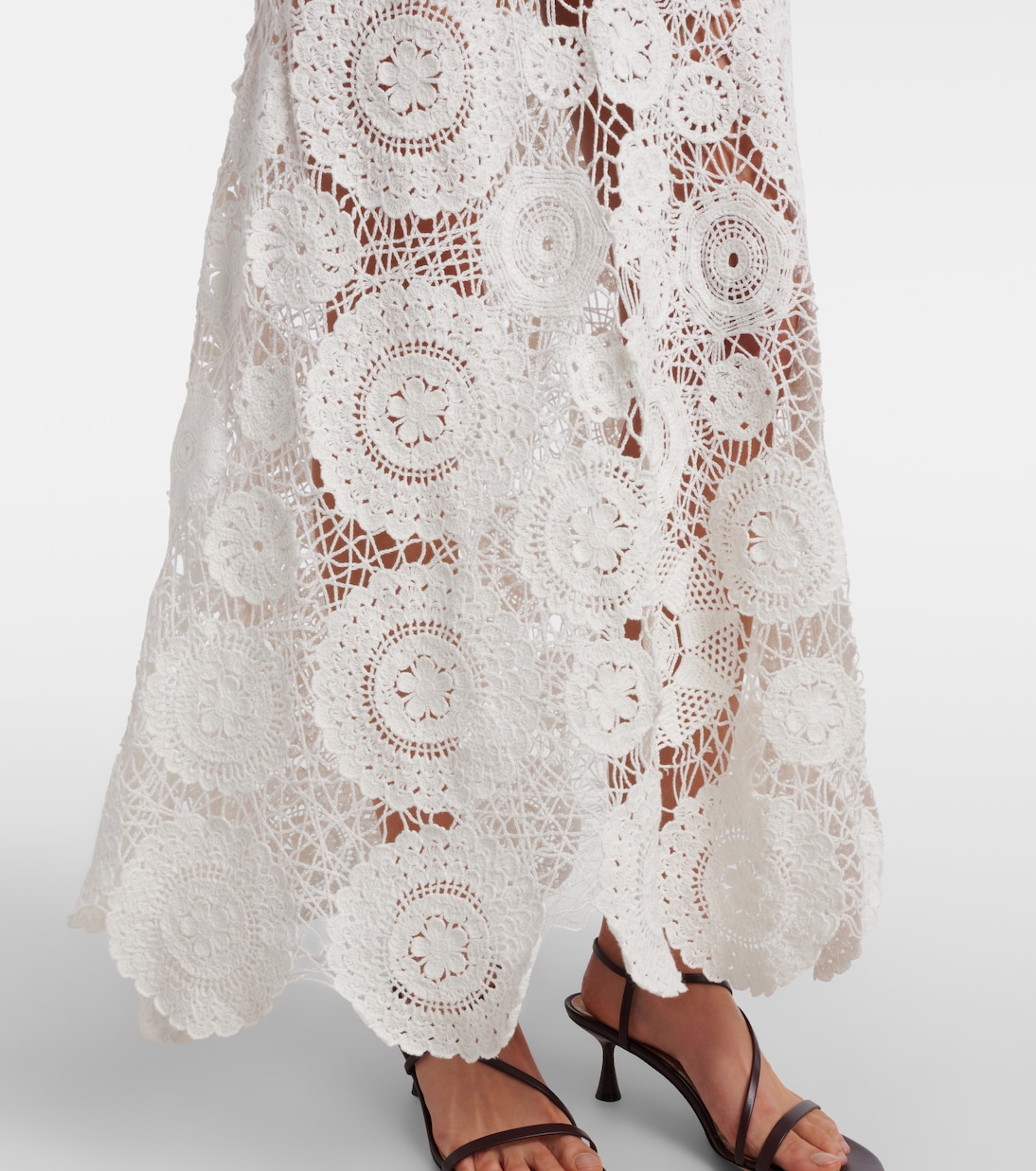 Crochet maxi dress | Self-Portrait