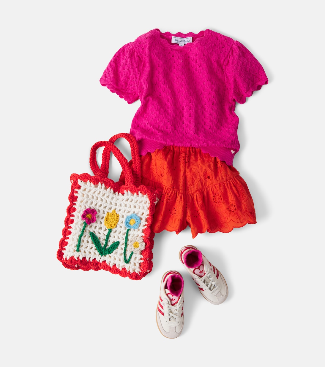 Broderie anglaise scalloped shorts | Tartine et Chocolat