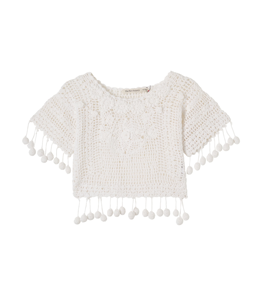 Jade crocheted cotton top | The New Society