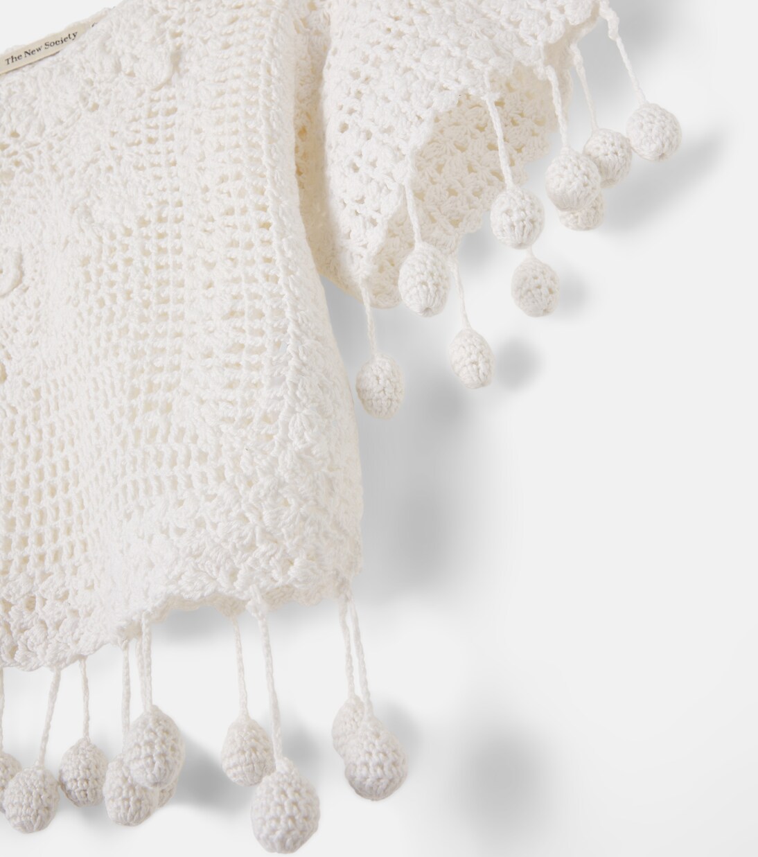 Jade crocheted cotton top | The New Society