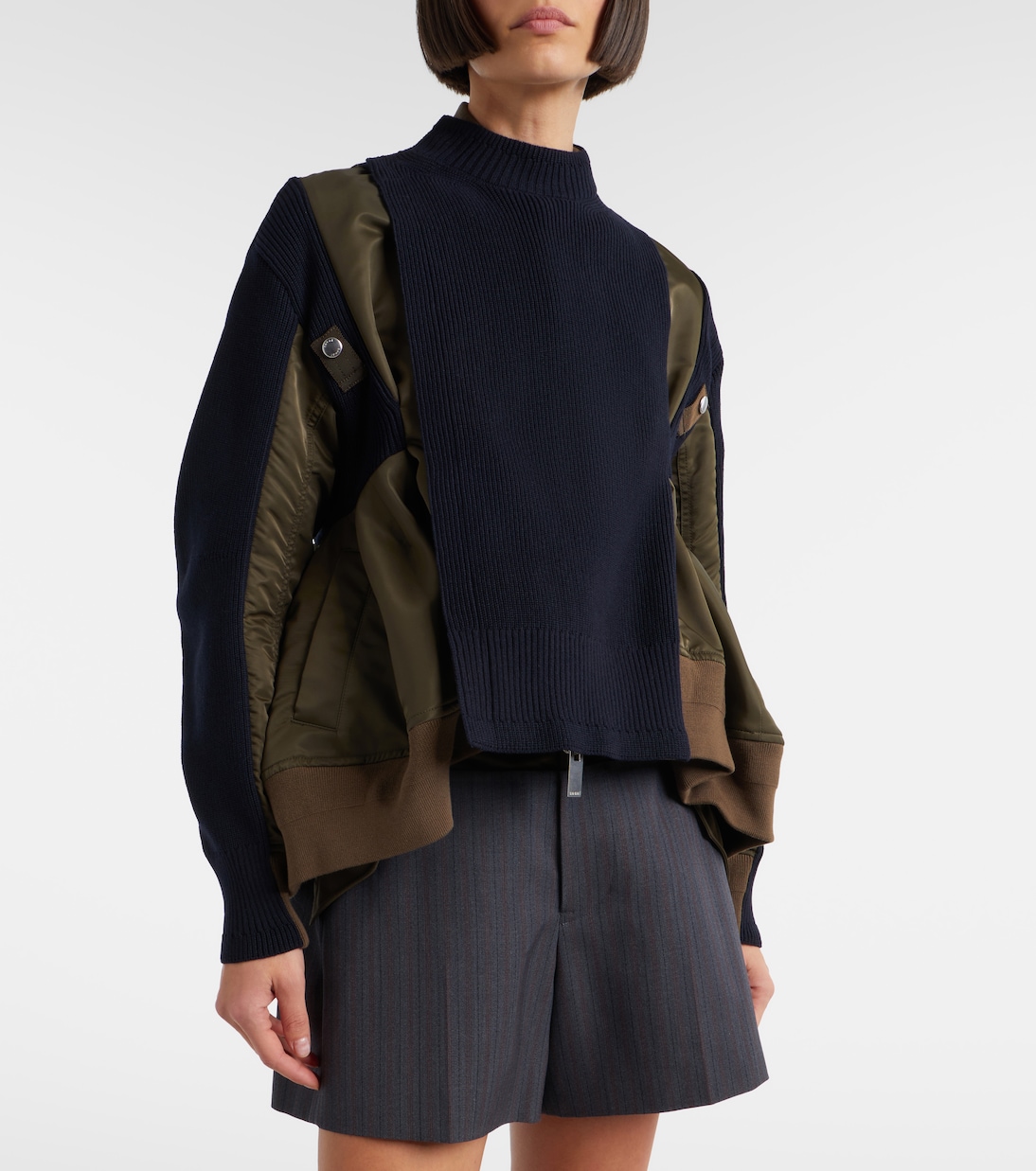 Paneled blouson jacket | Sacai