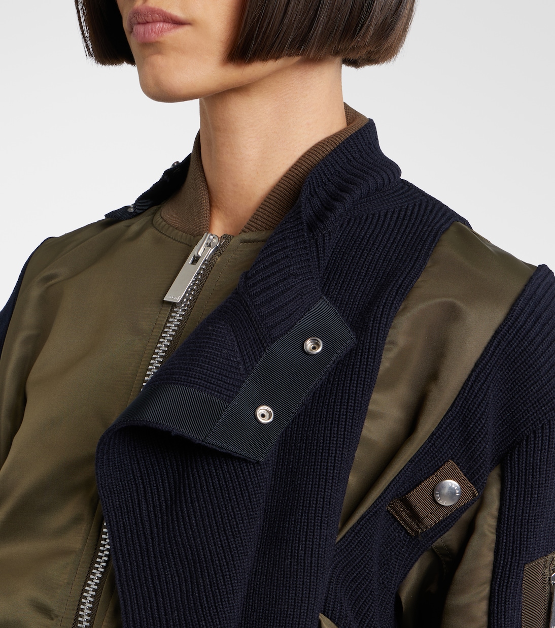 Paneled blouson jacket | Sacai
