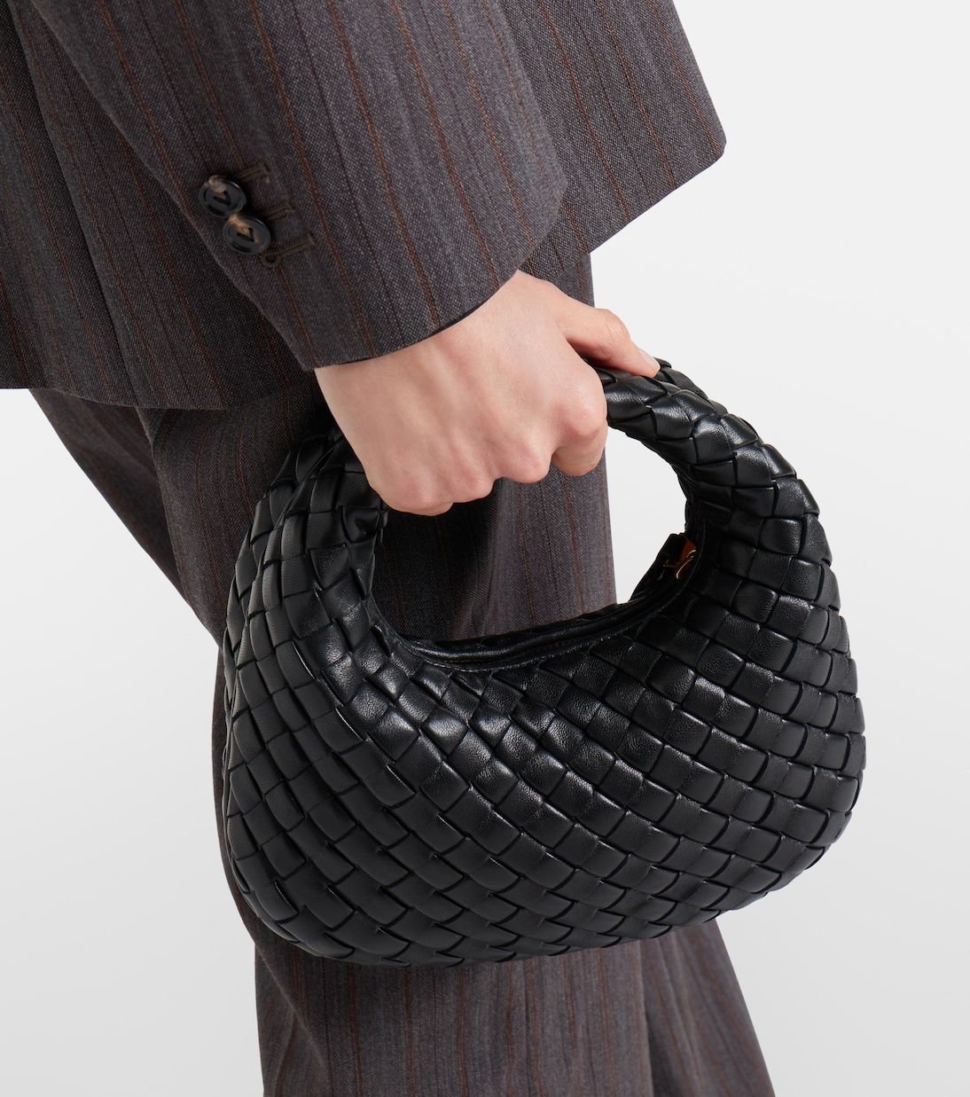 Baby Veneta leather top-handle bag | Bottega Veneta