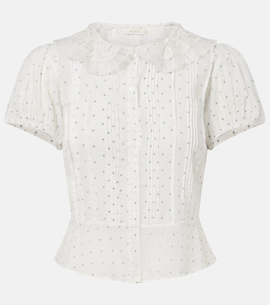 Top Oleta en coton à pois | Dôen