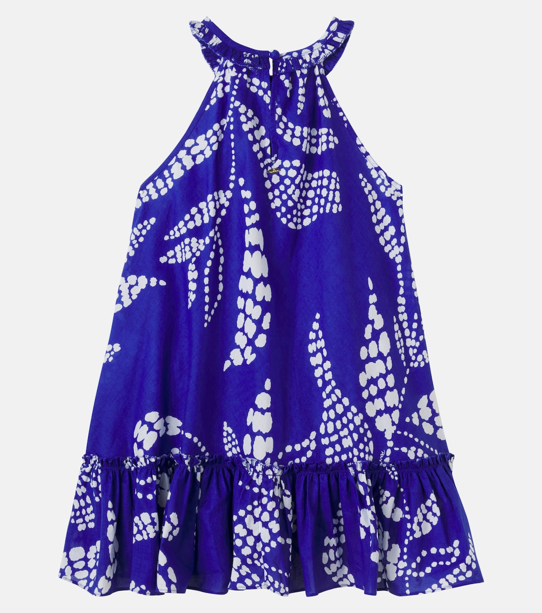 Bedrucktes Kleid Cleo aus Baumwolle | Poupette St Barth Kids