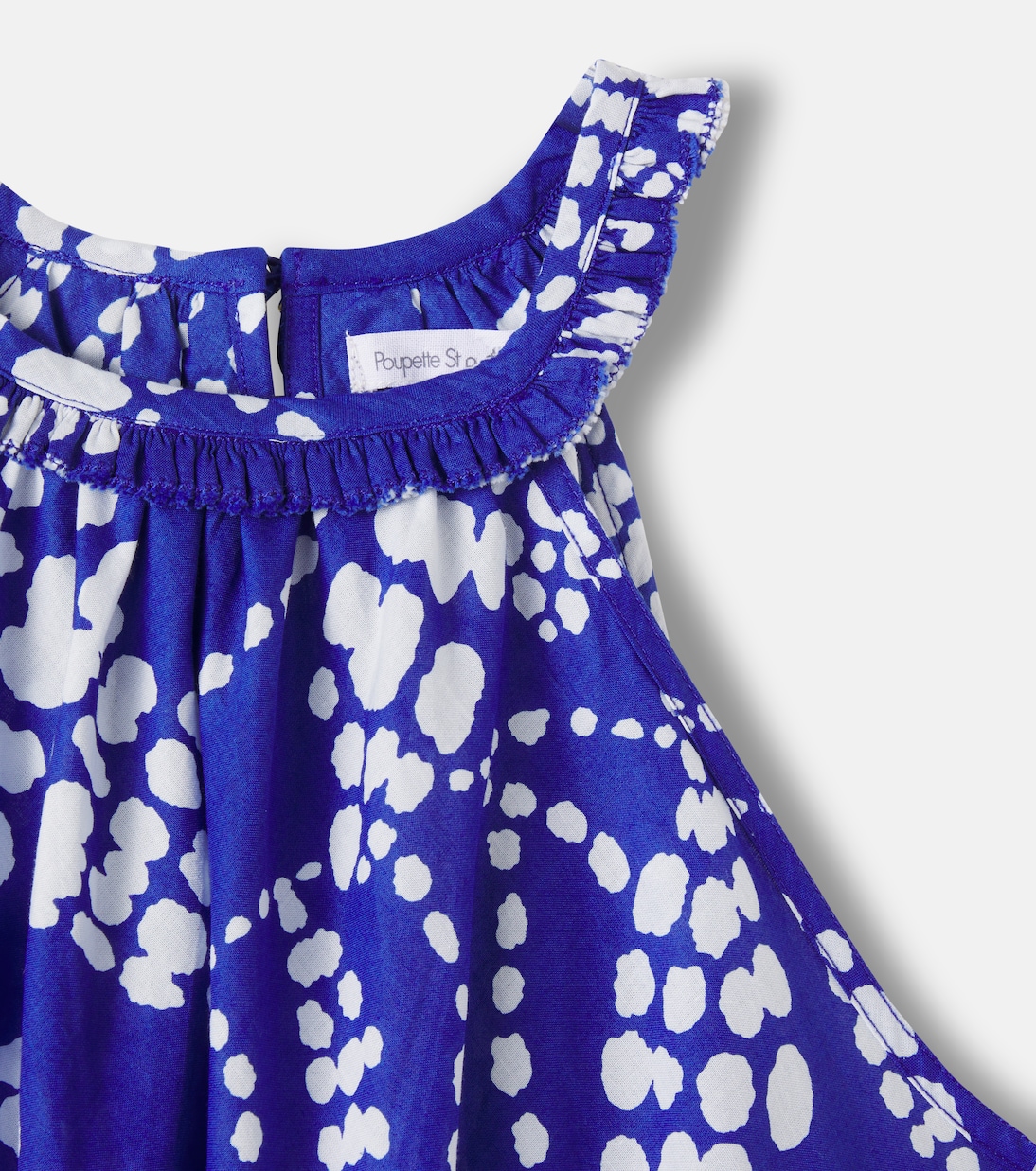 Bedrucktes Kleid Cleo aus Baumwolle | Poupette St Barth Kids