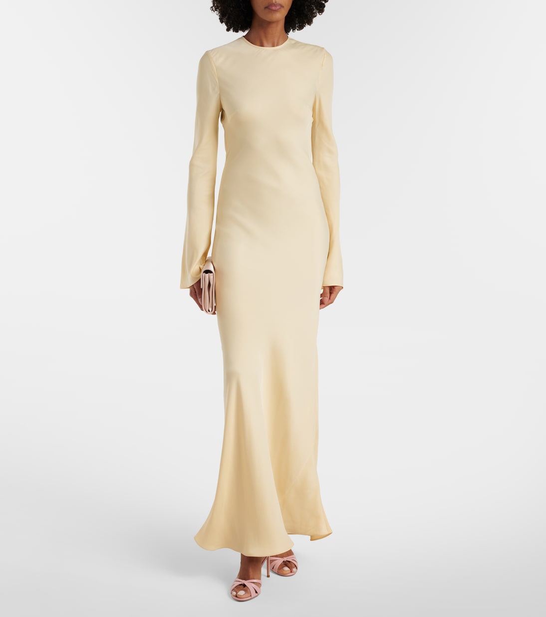 Maxikleid aus Satin | Rotate