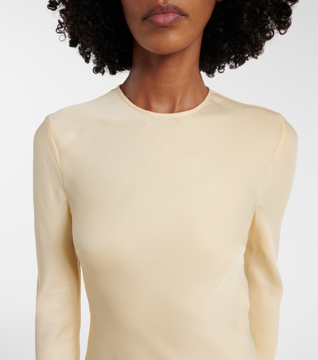 Maxikleid aus Satin | Rotate