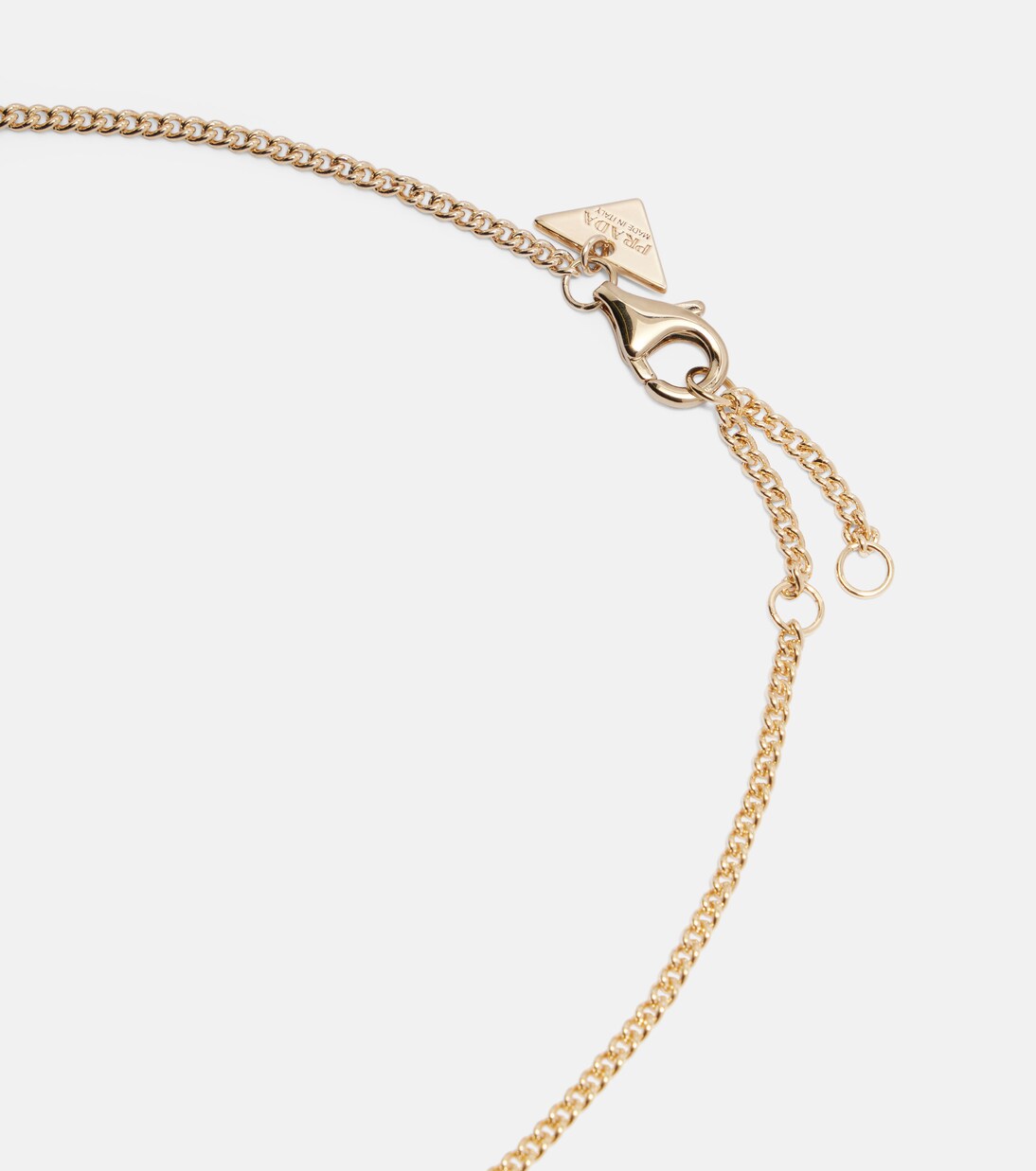 Logo pendant necklace | Prada