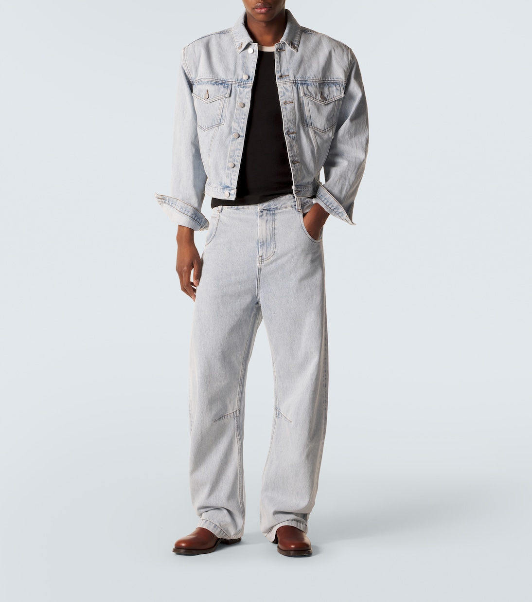 Top Contro aus einem Baumwollgemisch | Entire Studios