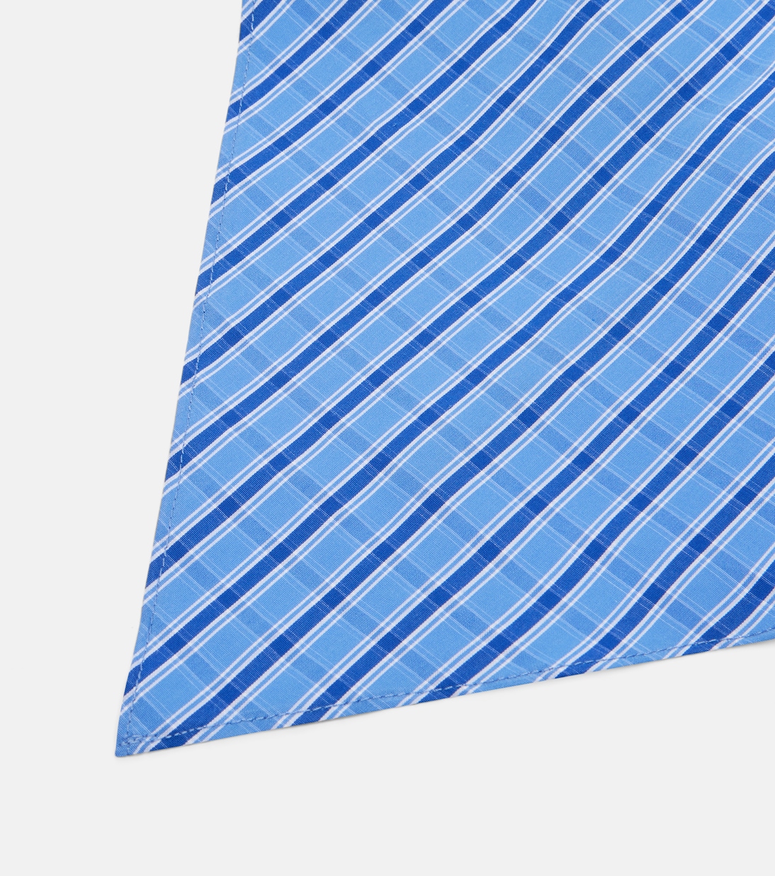 Lucia checked cotton scarf | Faithfull