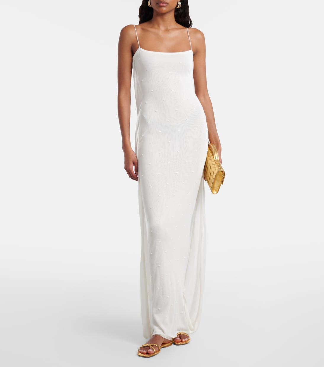 Sandalen Biarritz aus Metallic-Leder | Paris Texas