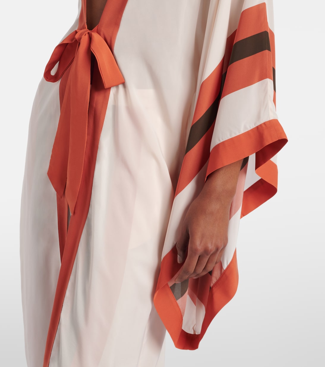 스트라이프 카프탄 | Adriana Degreas