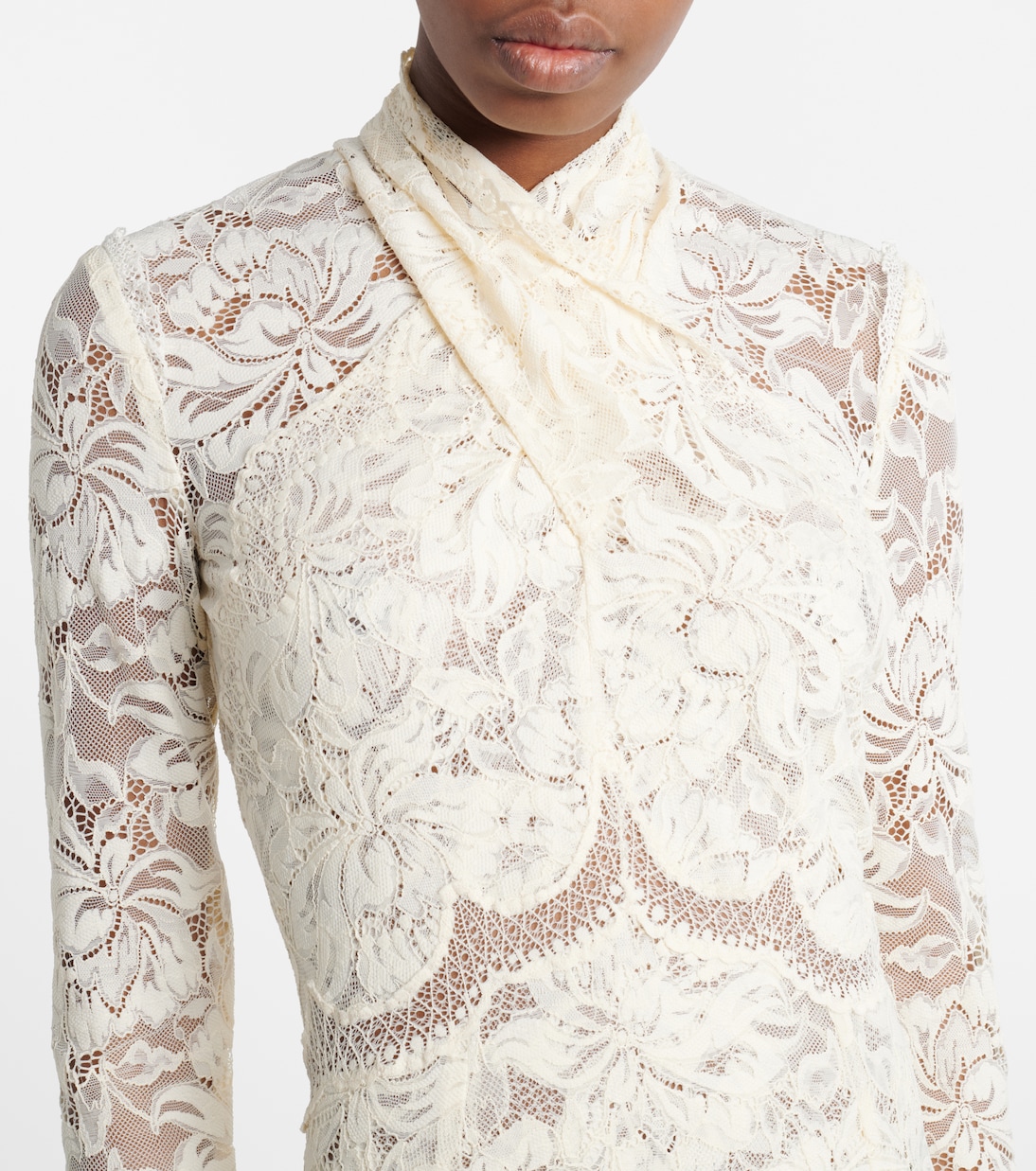 Maxikleid aus Spitze | Rabanne