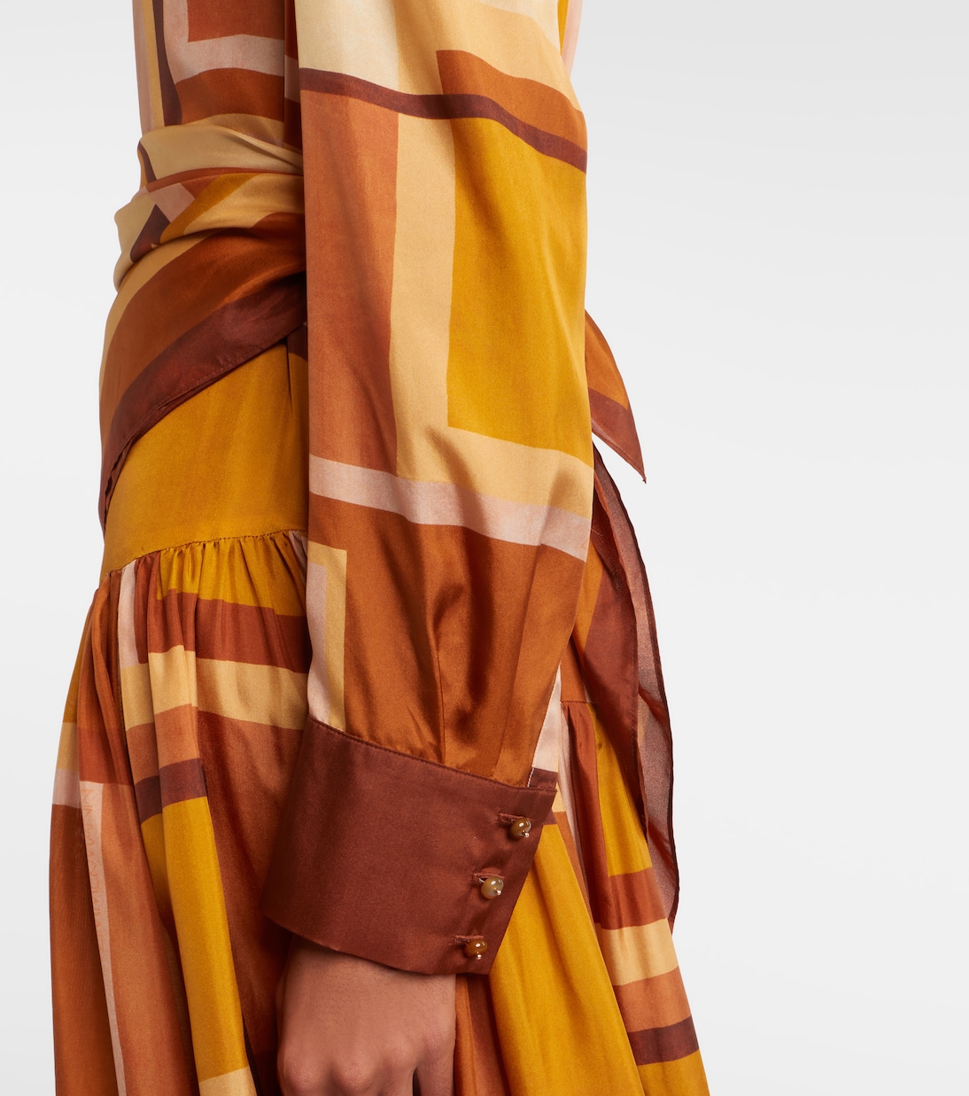Como printed silk shirt dress | Zimmermann