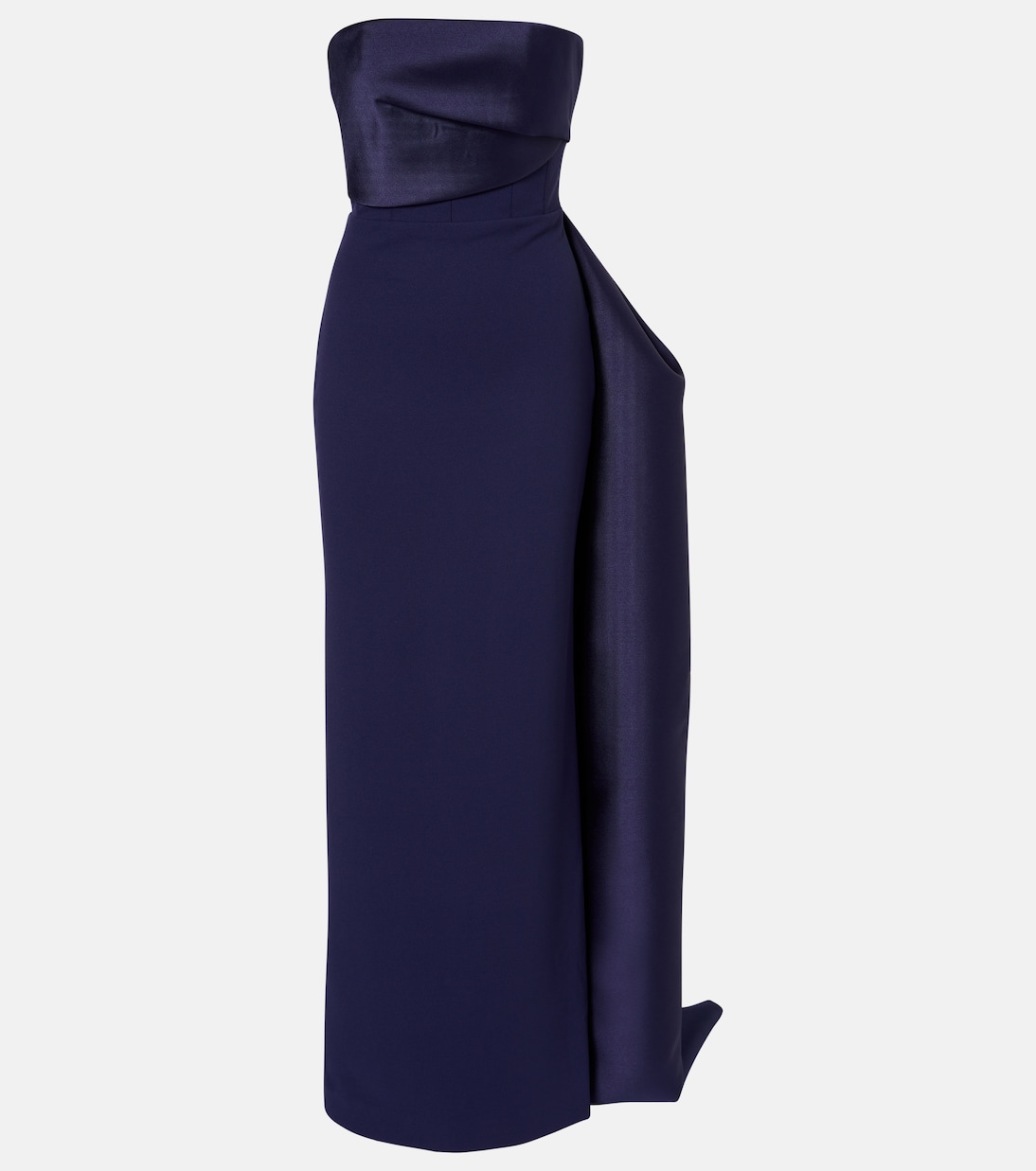 Kinsley draped strapless gown  | Solace London