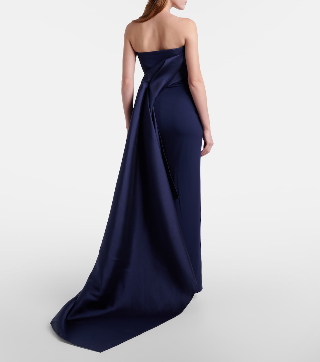 Kinsley draped strapless gown  | Solace London