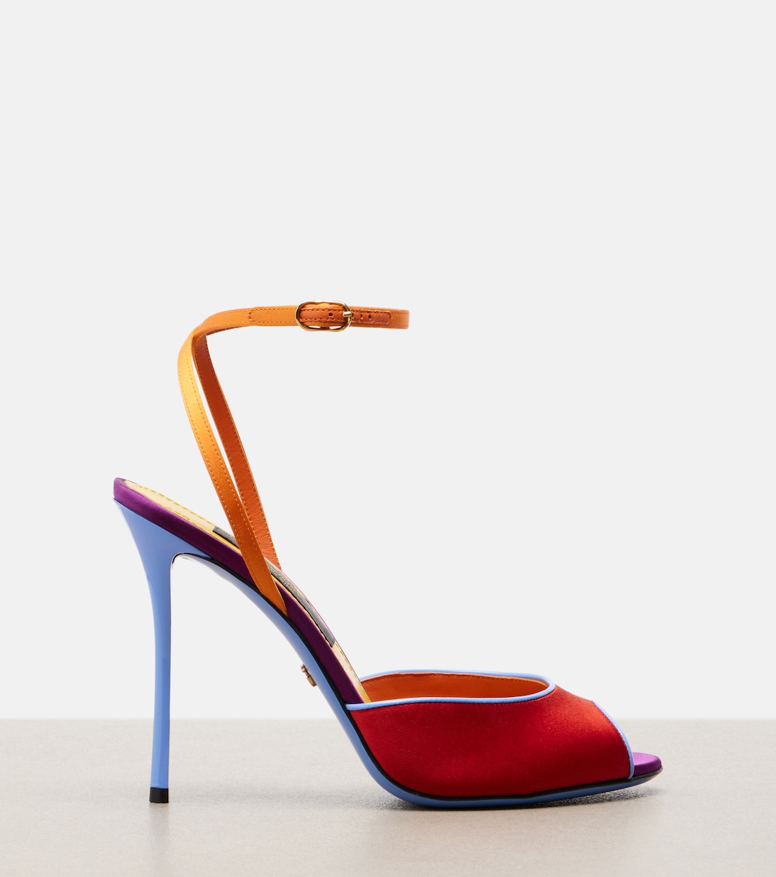 Keira satin slingback sandals | Dolce&Gabbana