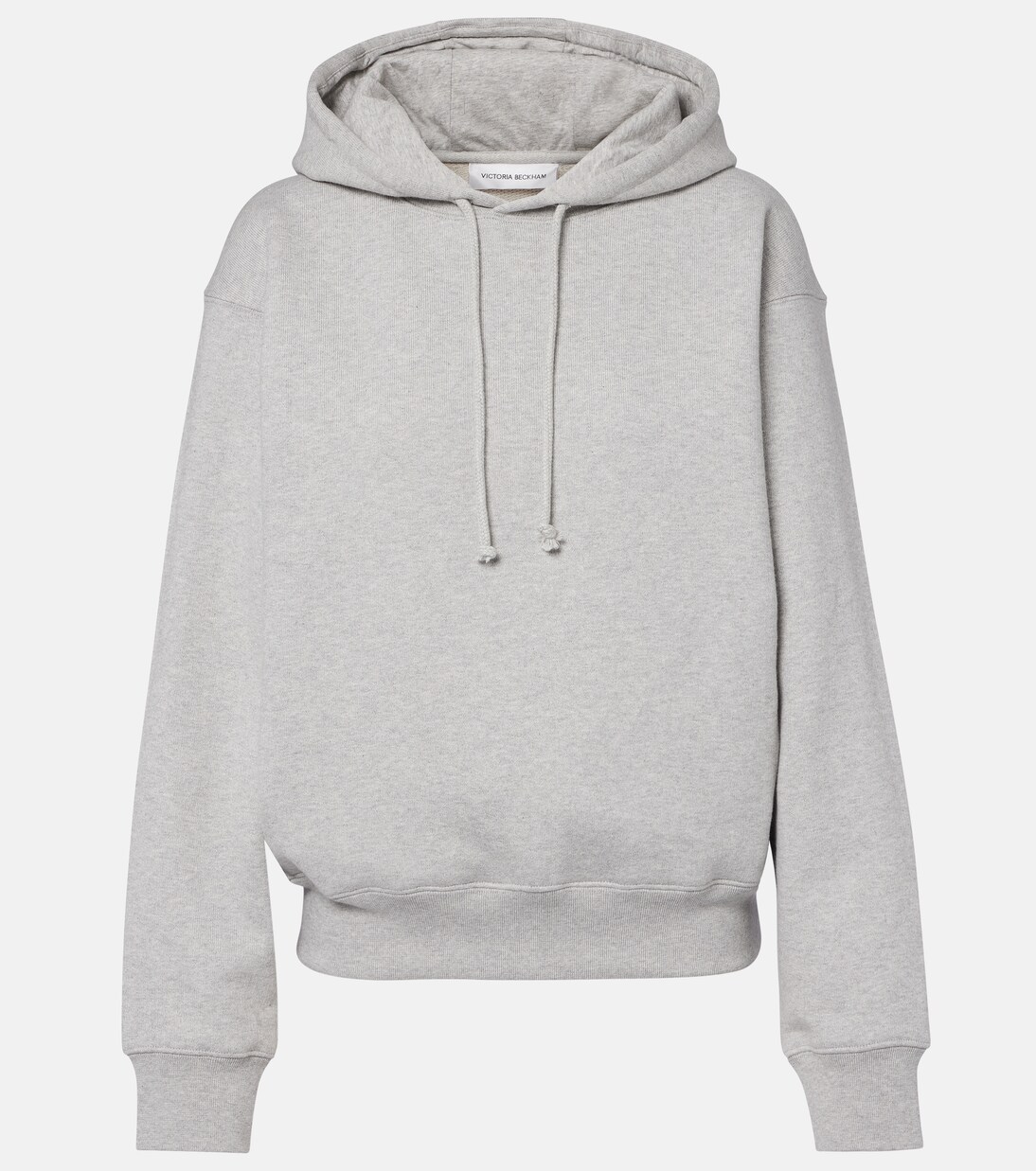 Felpa in jersey di cotone con cappuccio | Victoria Beckham