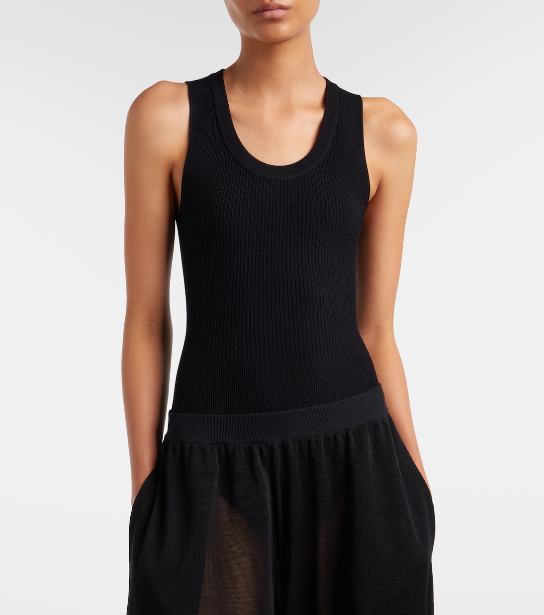 Ribbed-knit bodysuit | Alaïa