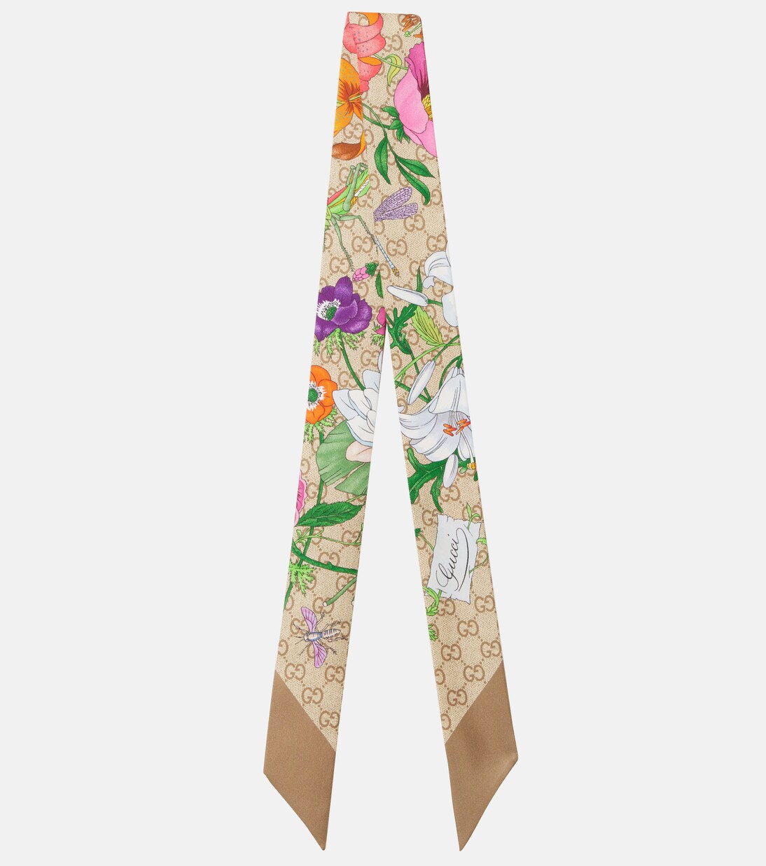 GG floral silk jacquard scarf | Gucci