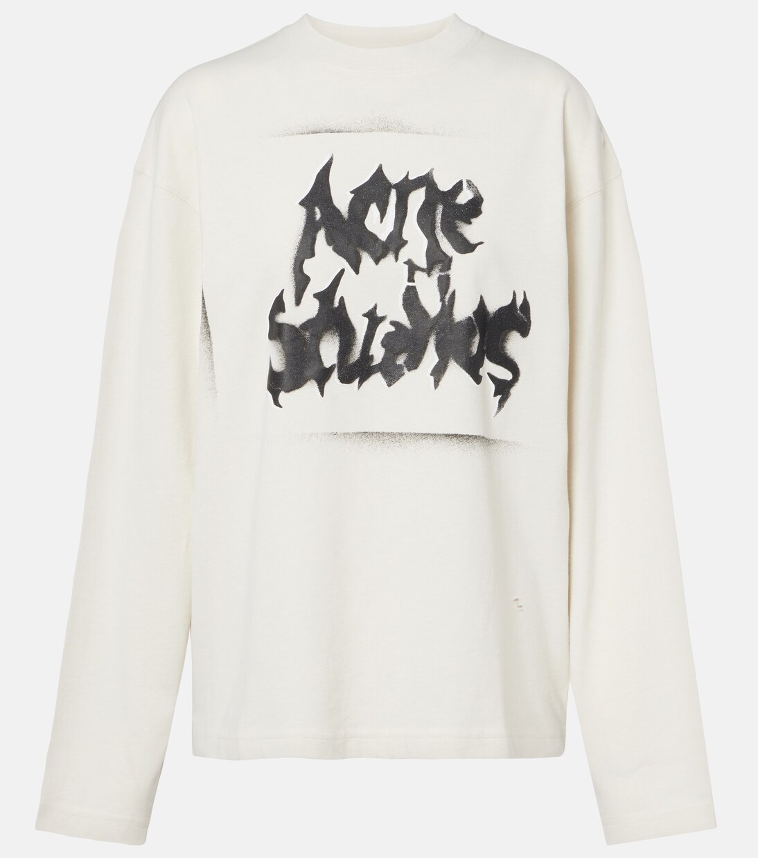 Logo cotton-blend jersey sweatshirt | Acne Studios