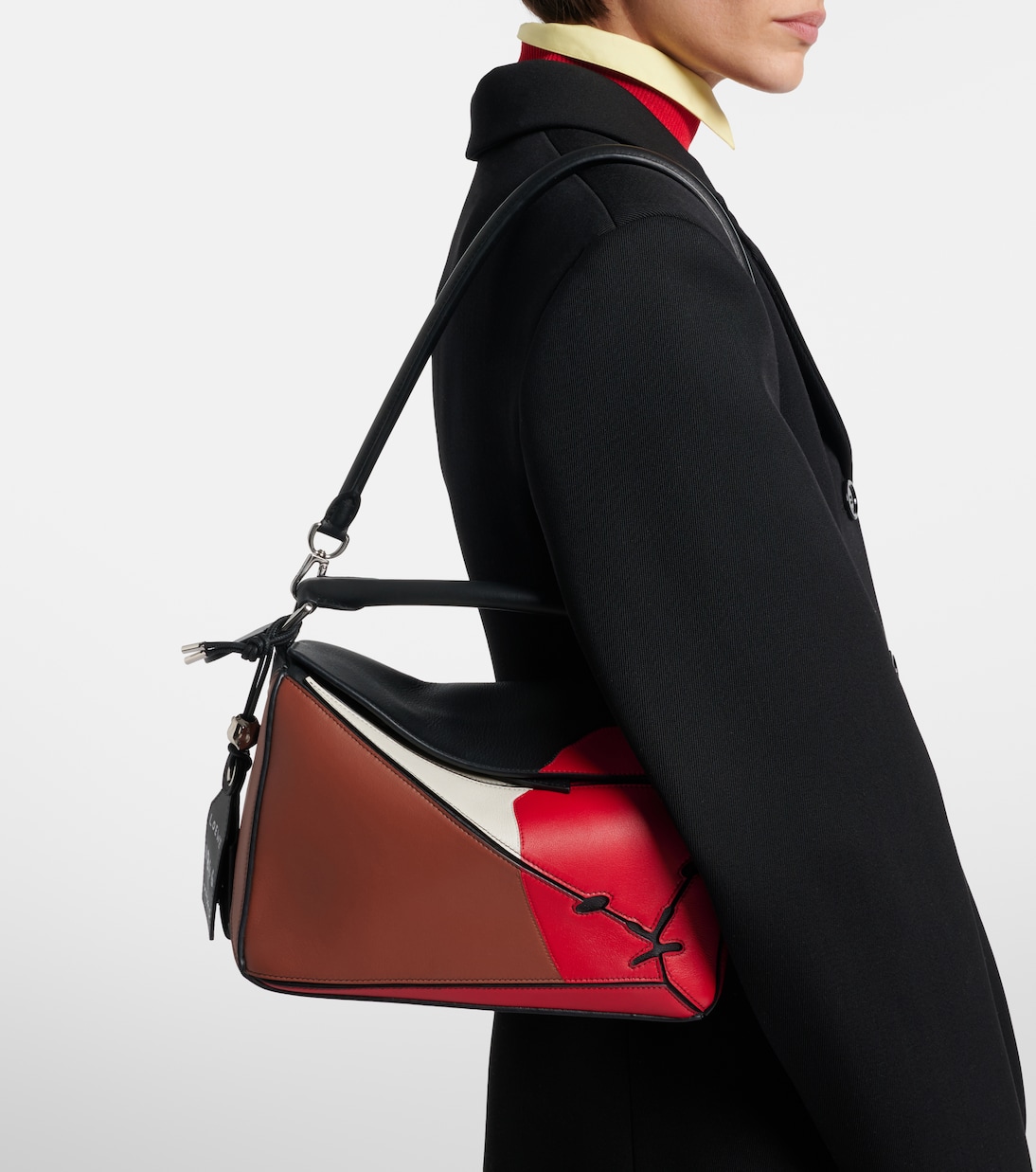 Puzzle Lion Intarsio Small shoulder bag | Loewe