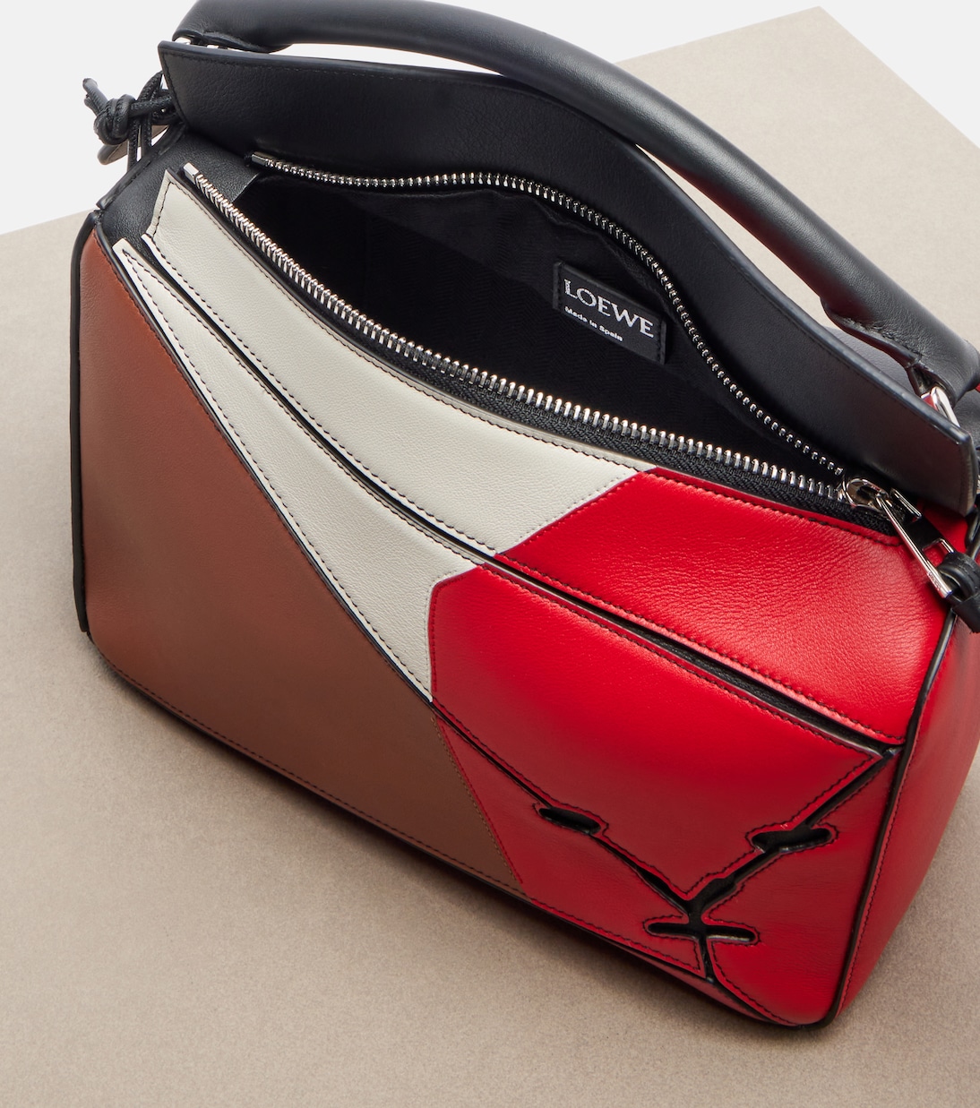 Puzzle Lion Intarsio Small shoulder bag | Loewe