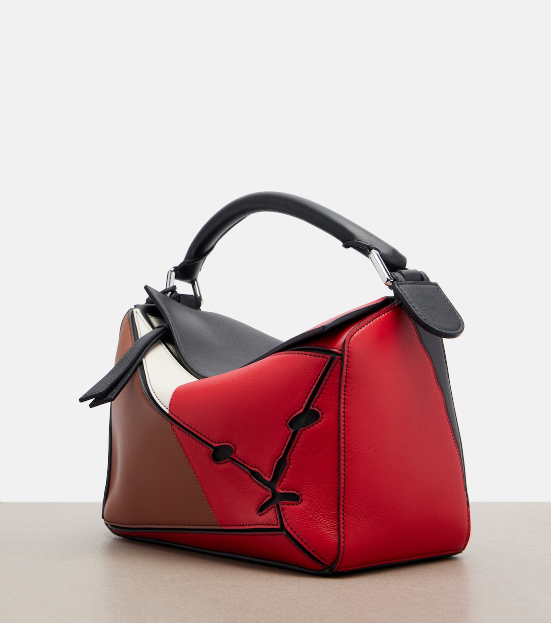 Puzzle Lion Intarsio Small shoulder bag | Loewe