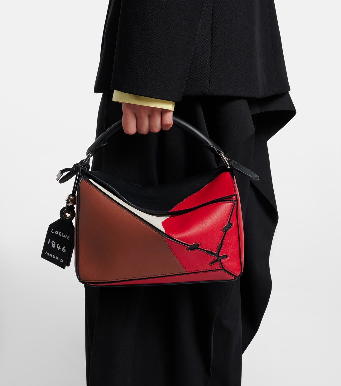 Puzzle Lion Intarsio Small shoulder bag | Loewe