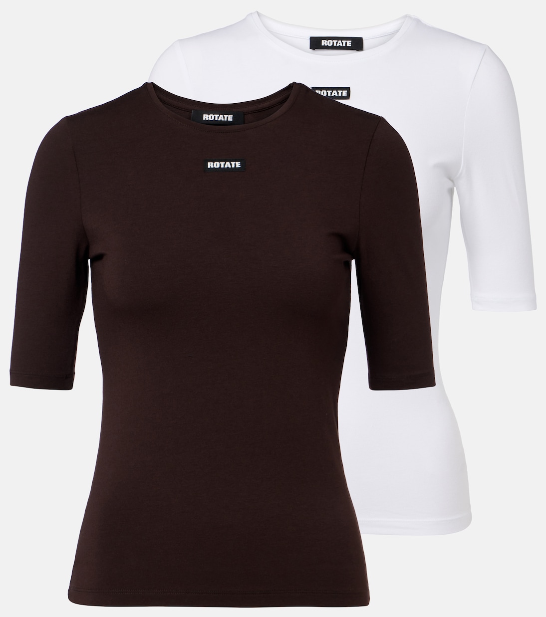 Set aus zwei Longsleeves aus Jersey | Rotate