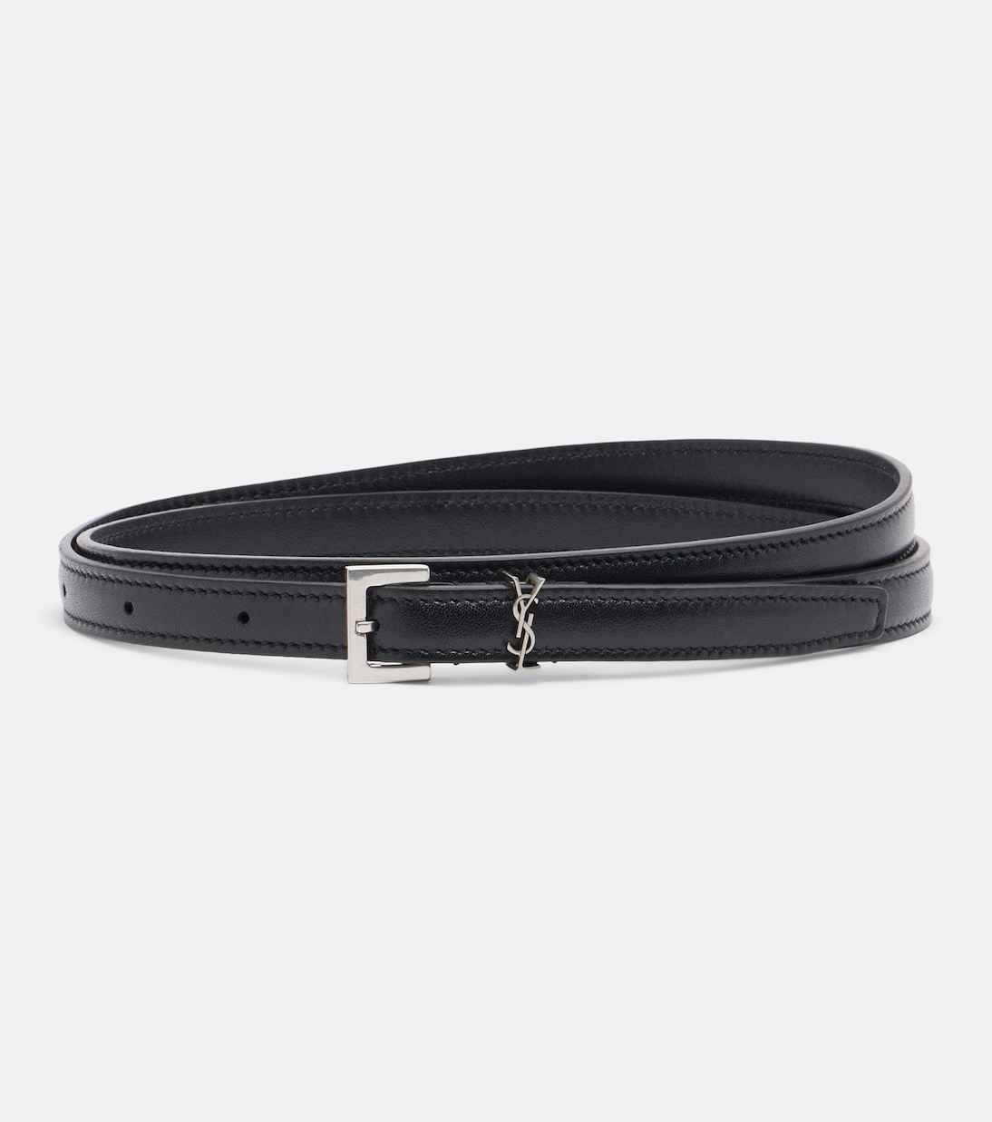 Cinturón Cassandre de piel | Saint Laurent