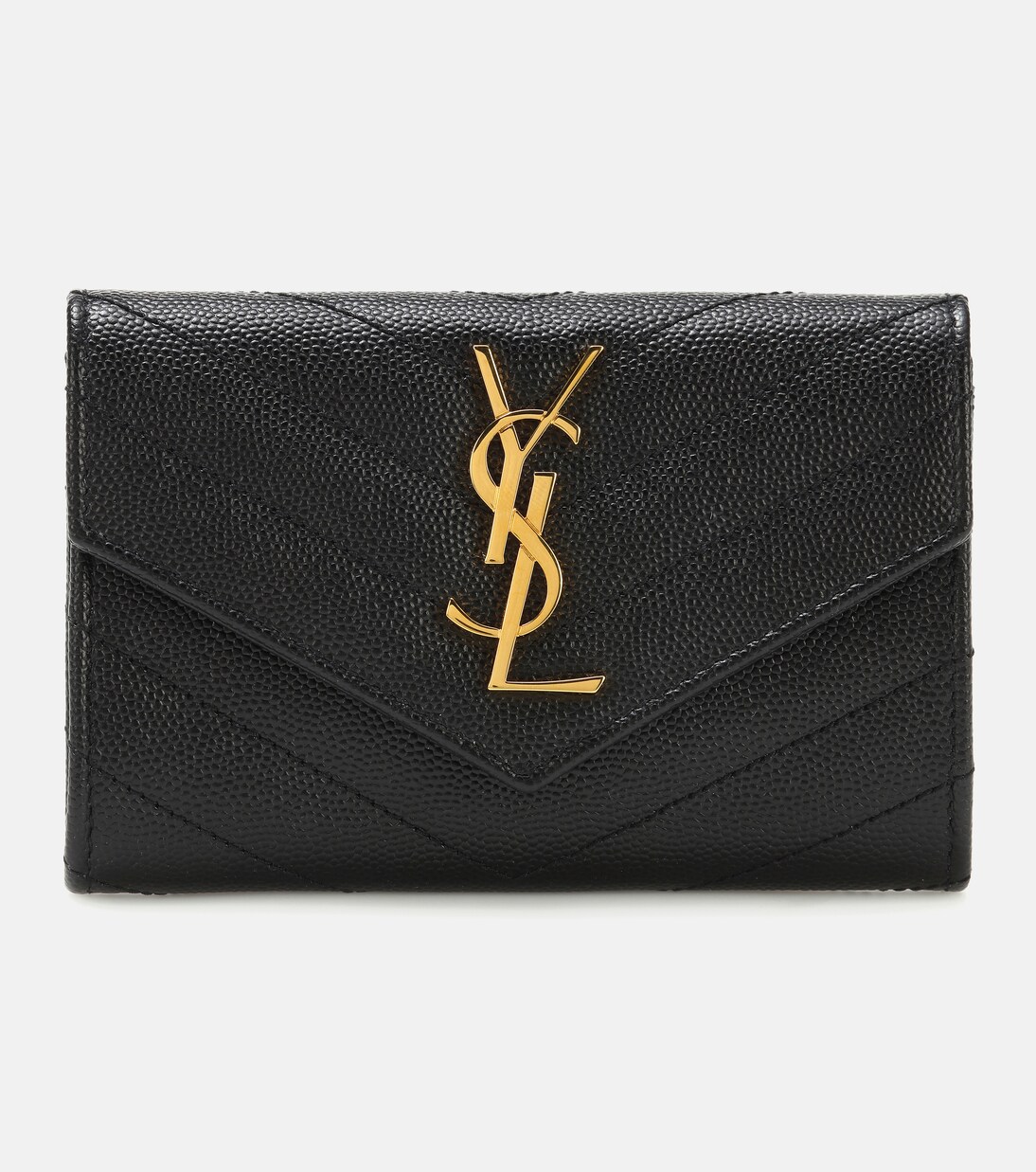 Monogram Small leather wallet | Saint Laurent