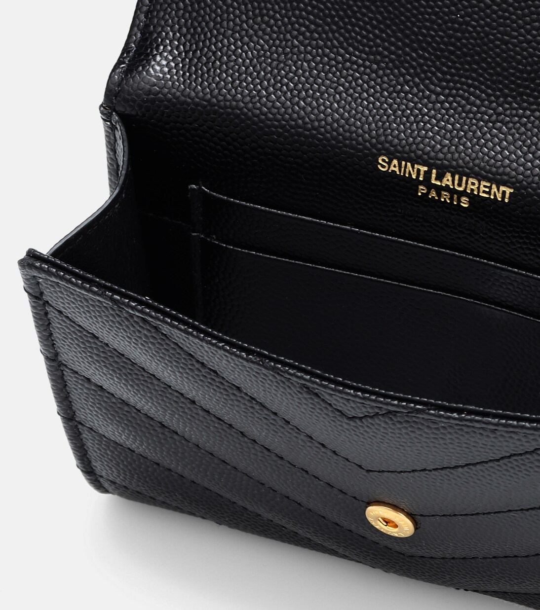 Monogram Small leather wallet | Saint Laurent