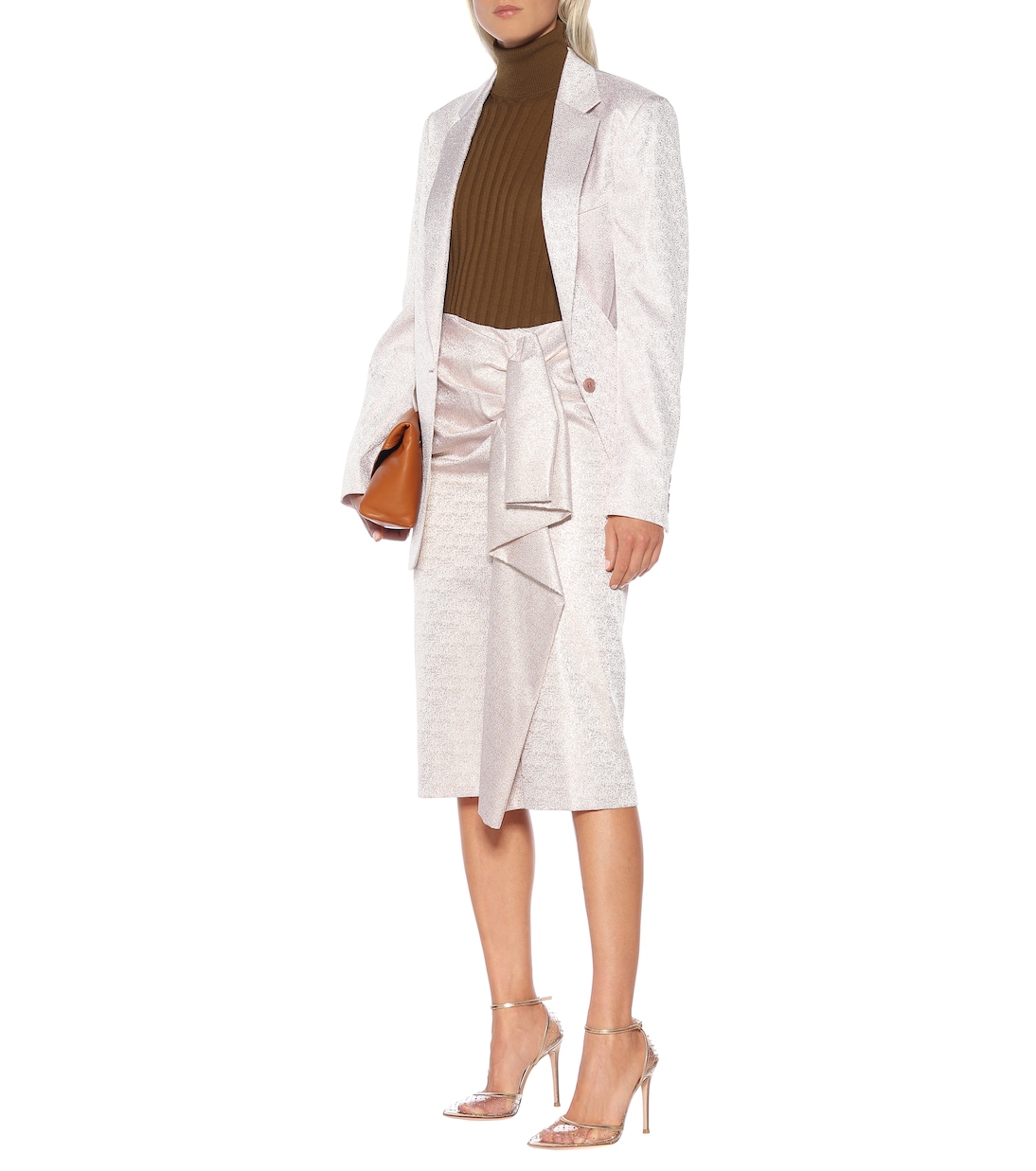 Metallic midi skirt | Dries Van Noten