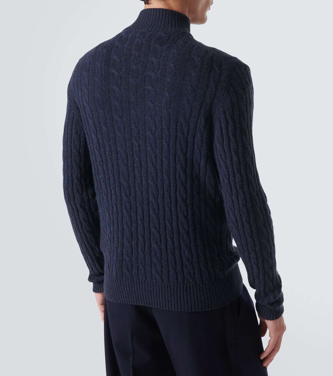 Mezzocollo Treccia cashmere sweater | Loro Piana