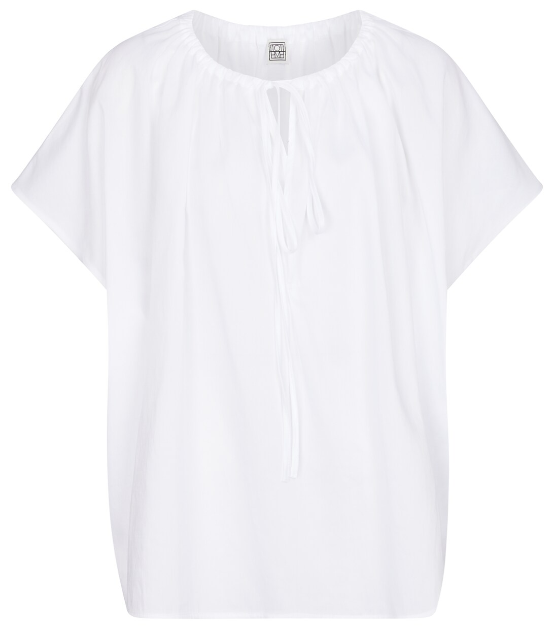Blouse en coton mélangé | Toteme